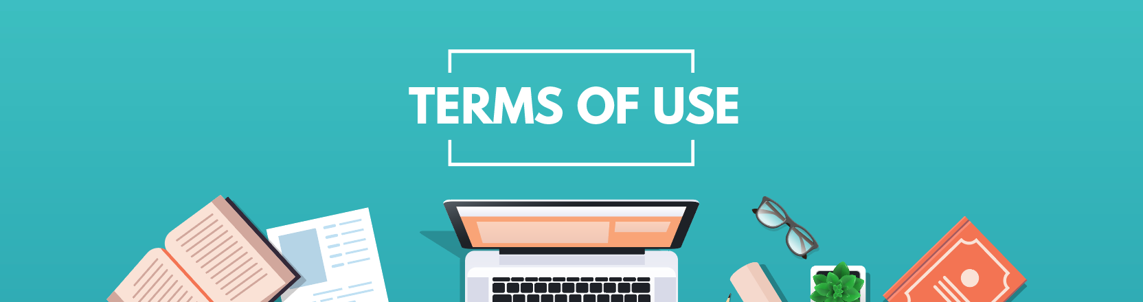 Term of use States that continued use means acceptance of the updated terms.