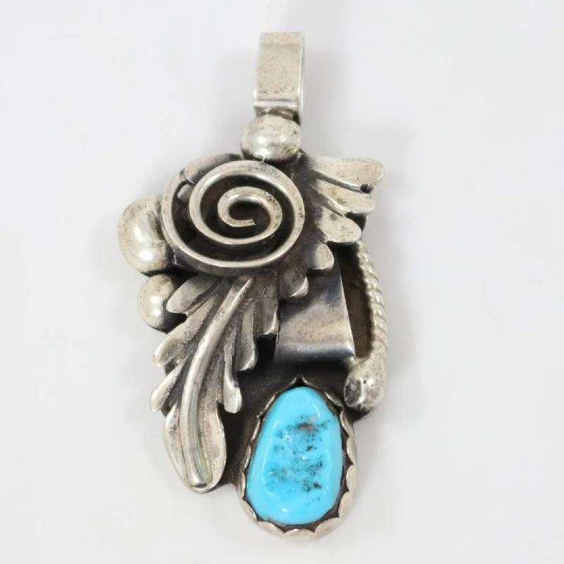 1970s Turquoise Pendant