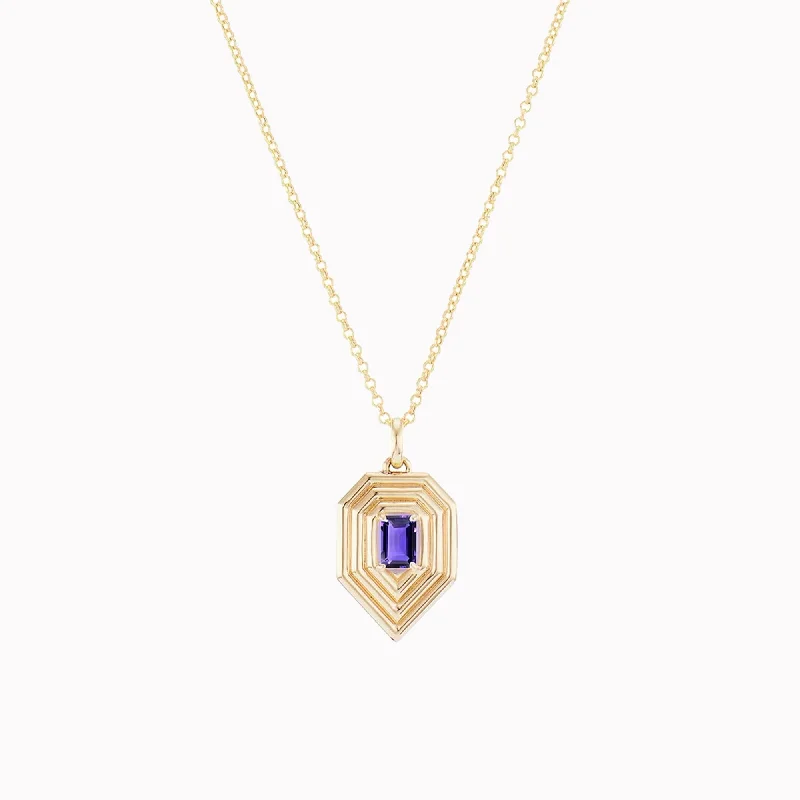 Amethyst Revival Teardrop Necklace