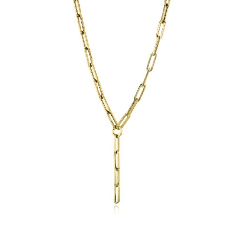 Chain Link Necklace in 18k Gold