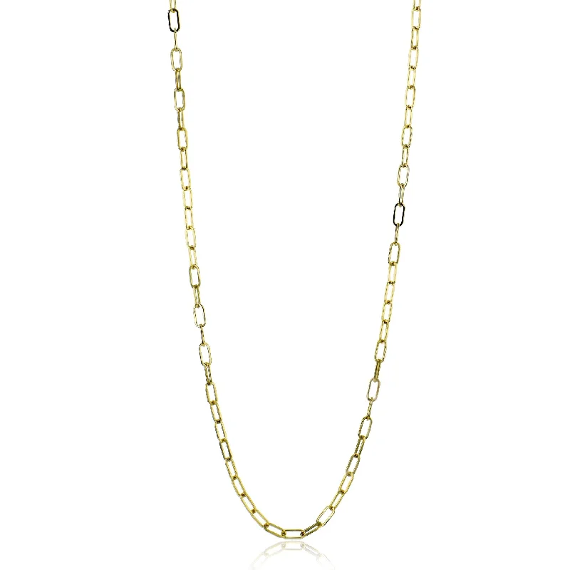 Chain Link Necklace in 18k Gold