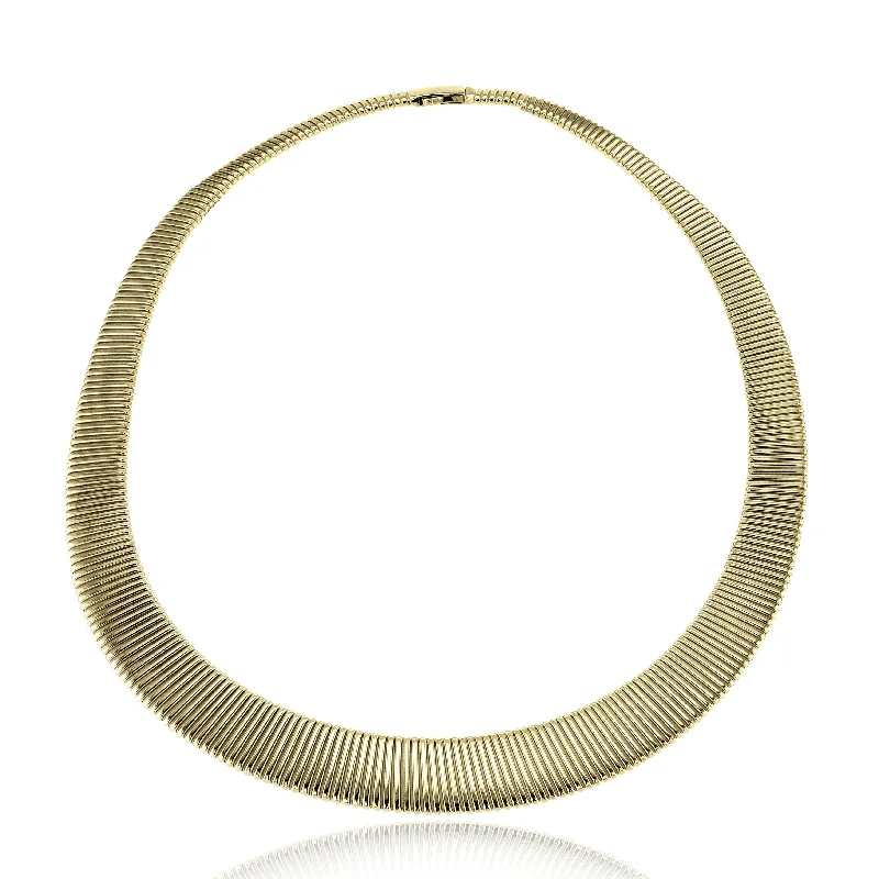 Collar Necklace in 18k Gold