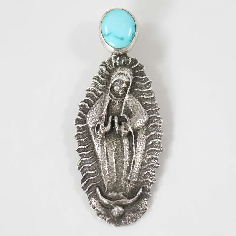 Lone Mountain Turquoise Pendant