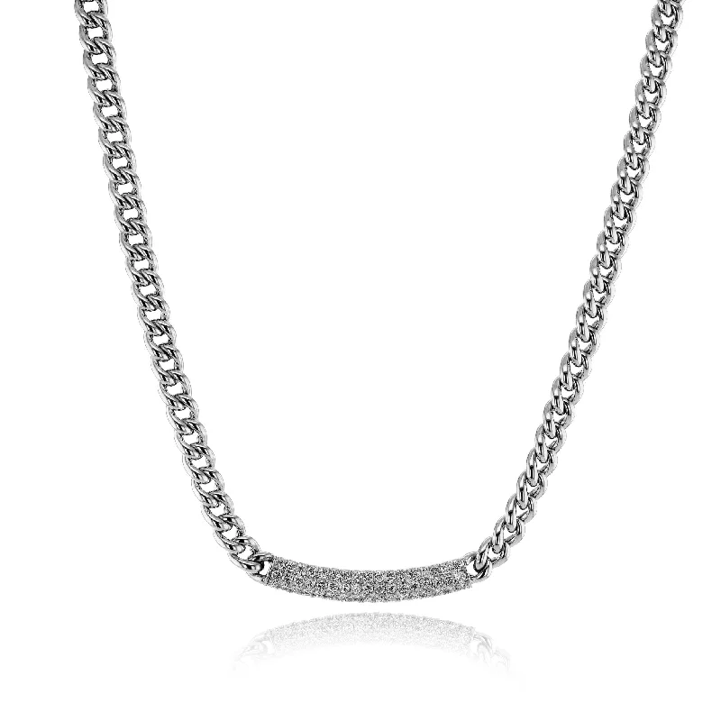 Necklace in 18k Gold with Diamonds