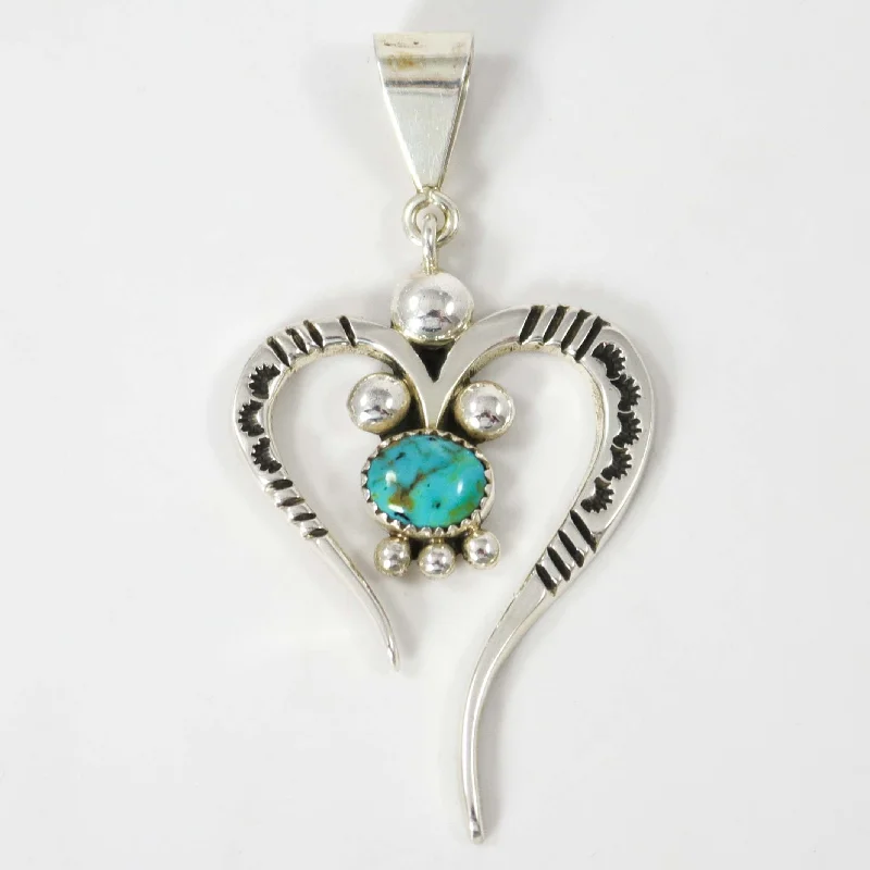 Turquoise Heart Pendant