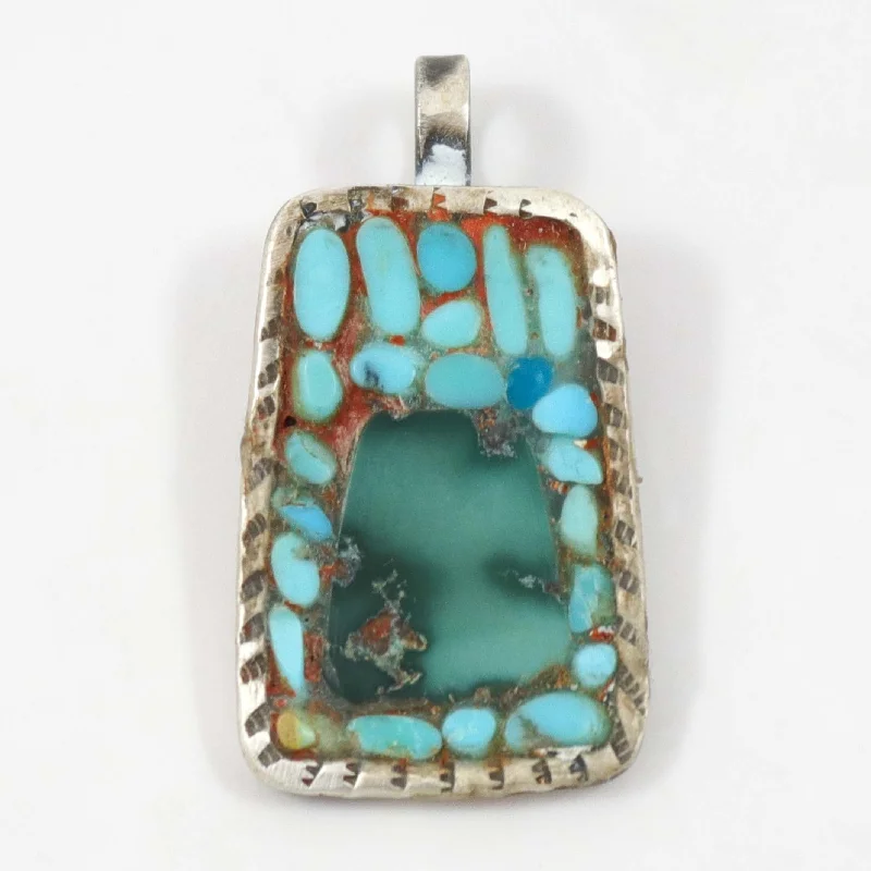 Turquoise Inlay Pendant