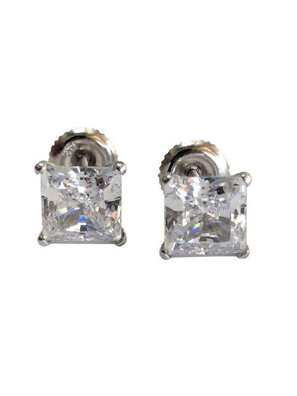 adjustable rope bracelet handmade 2.5 TCW Princess Cut Martini Stud Earrings 14K White Gold