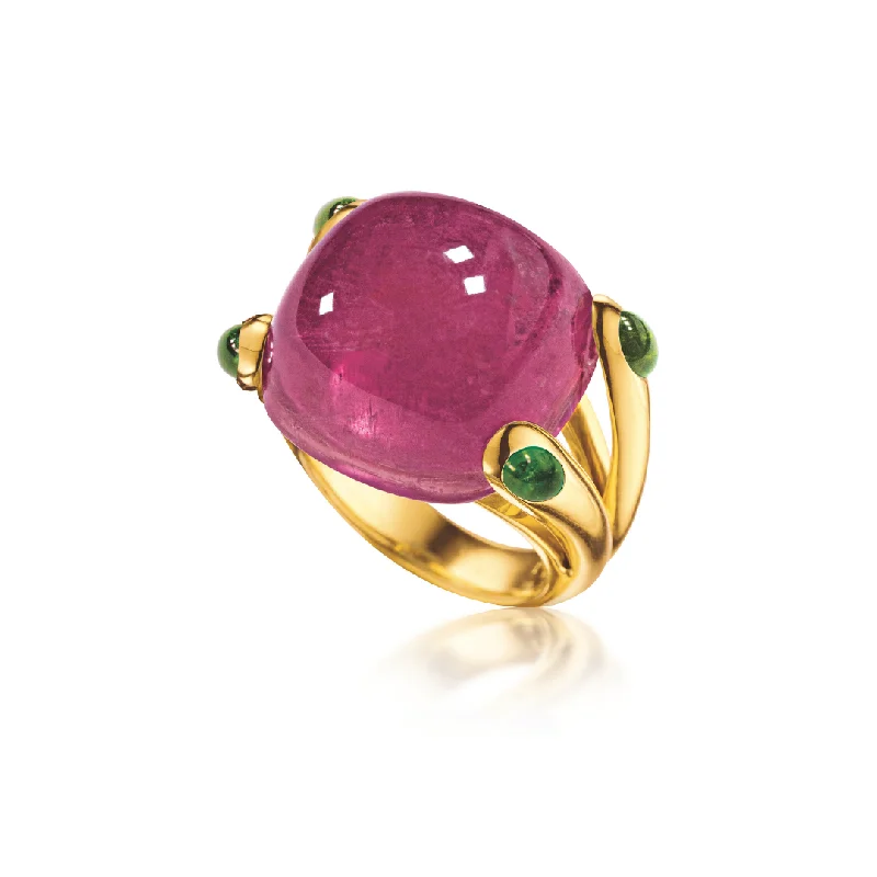 Candy Ring in Rubellite