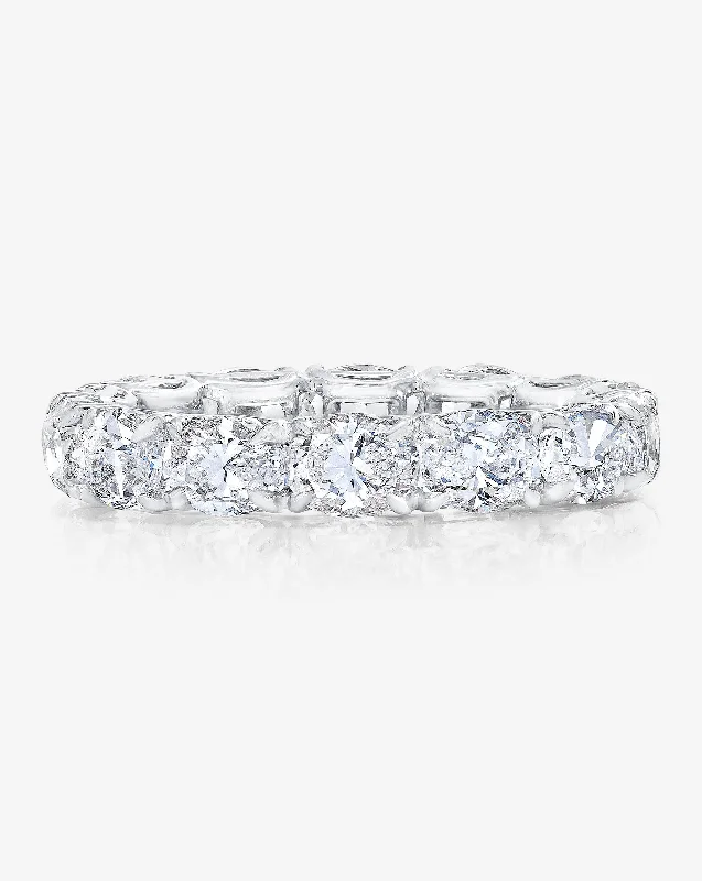 Lab Grown Sideways Oval Eternity Band