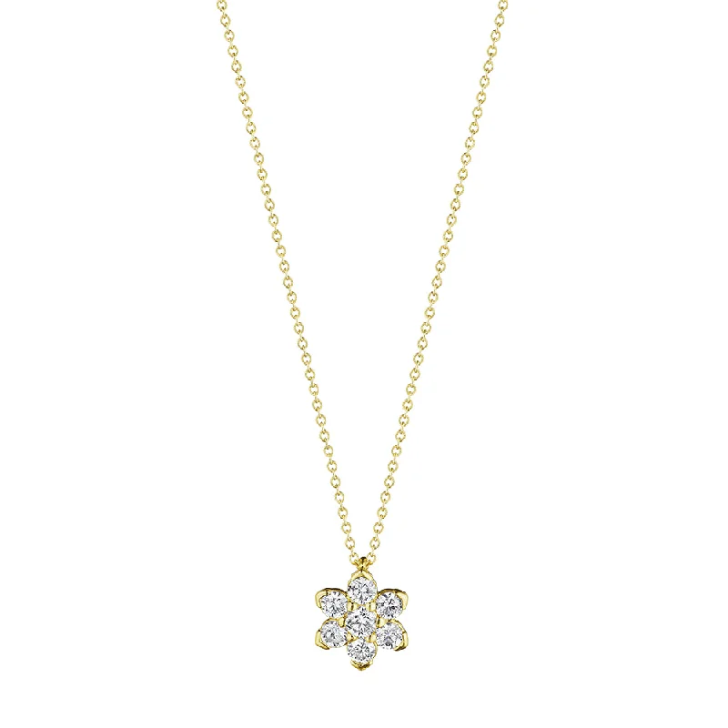 custom star sign necklace 18k Gold Medium Star Diamond Pendant Necklace