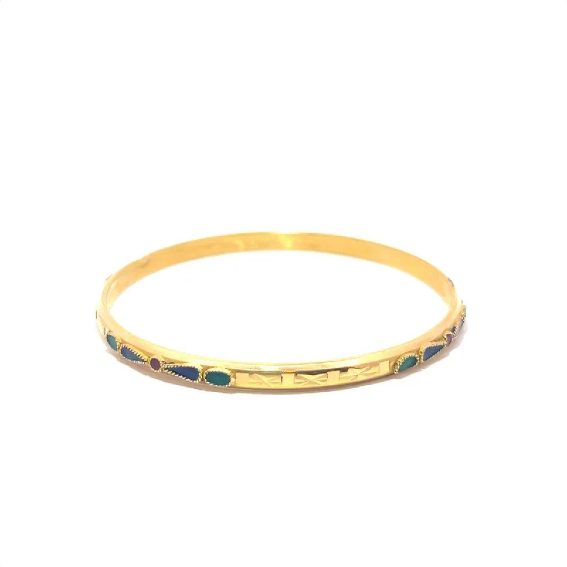 handcrafted gemstone pendant Pre-Owned Enamel Bracelet