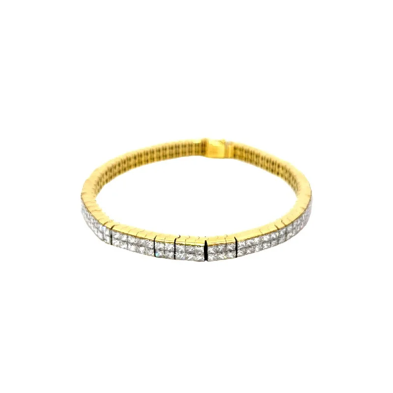dainty rose gold chain bracelet Pre-Owned Bez Ambar Diamond Tennis Bracelet