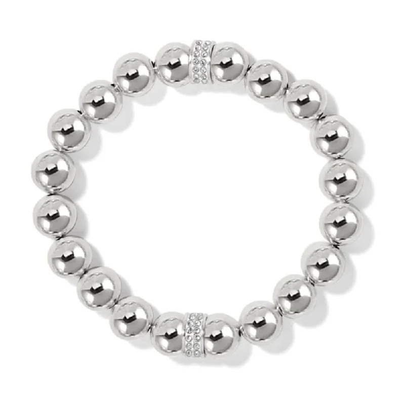 Brighton Meridian Stretch Bracelet-Silver Tone Beads