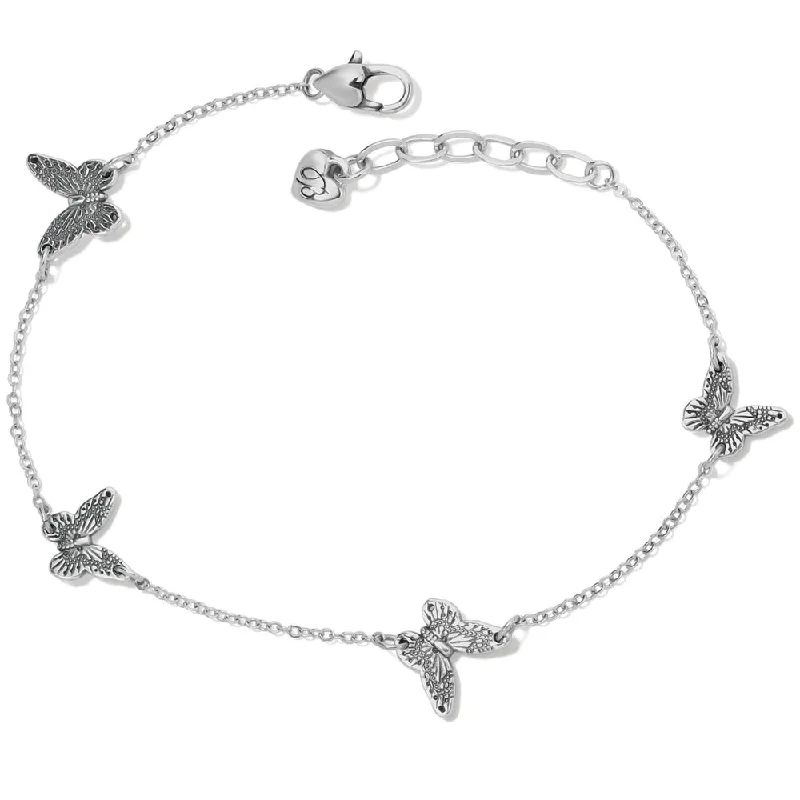 hammered gold signet ring Brighton Solstice Butterfly Anklet