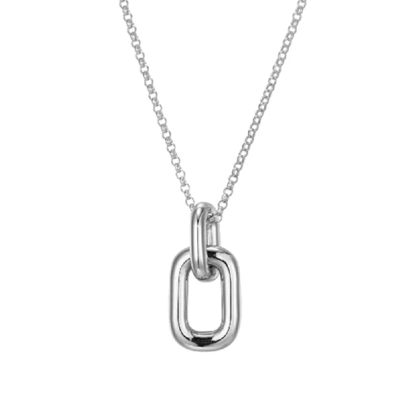 celestial sunburst ring gold Elle "Simpatico" Square & Circle Link Pendant Necklace