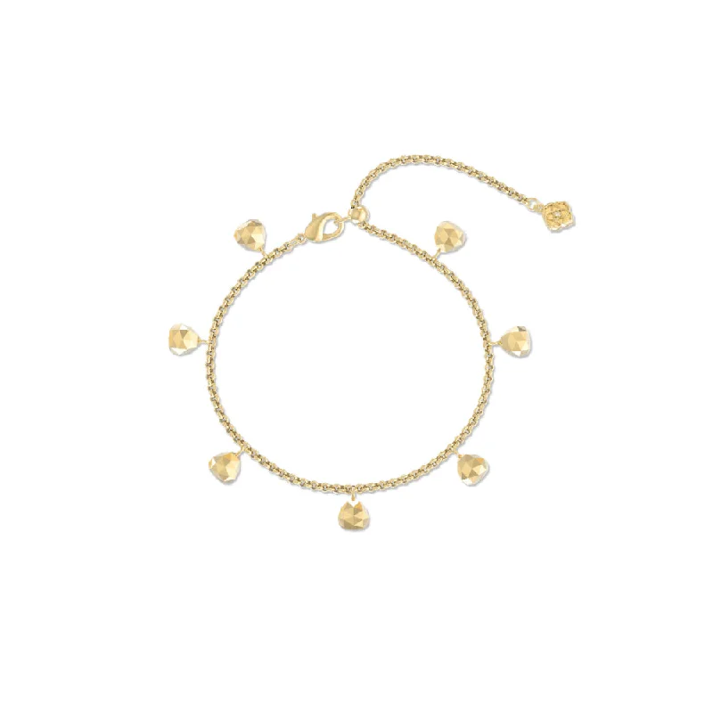 natural garnet gemstone ring Kendra Scott Gabby Delicate Chain Bracelet