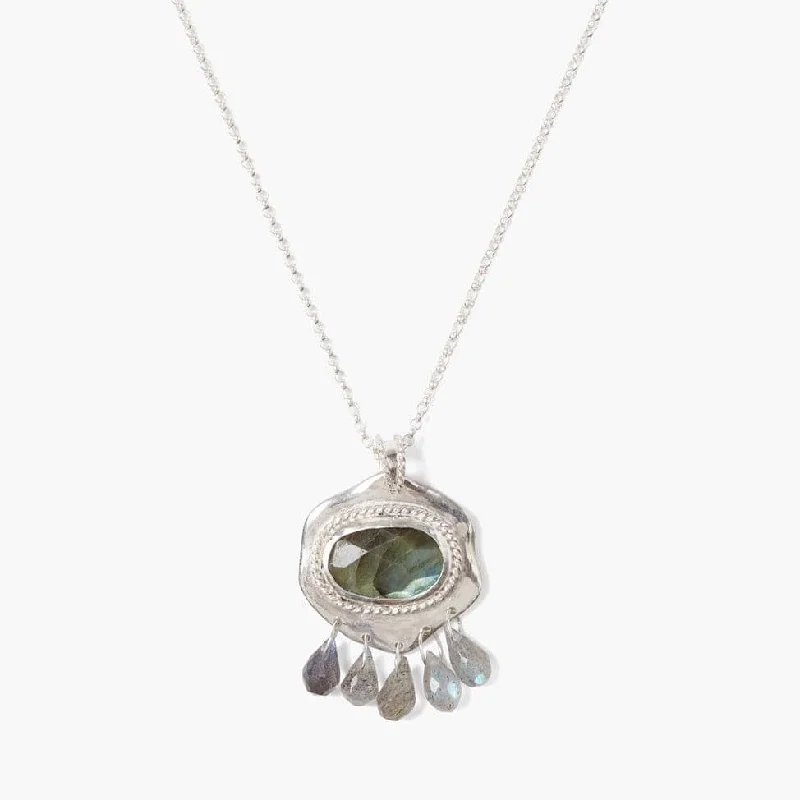 gold moonstone cocktail ring Ostra Necklace Labradorite