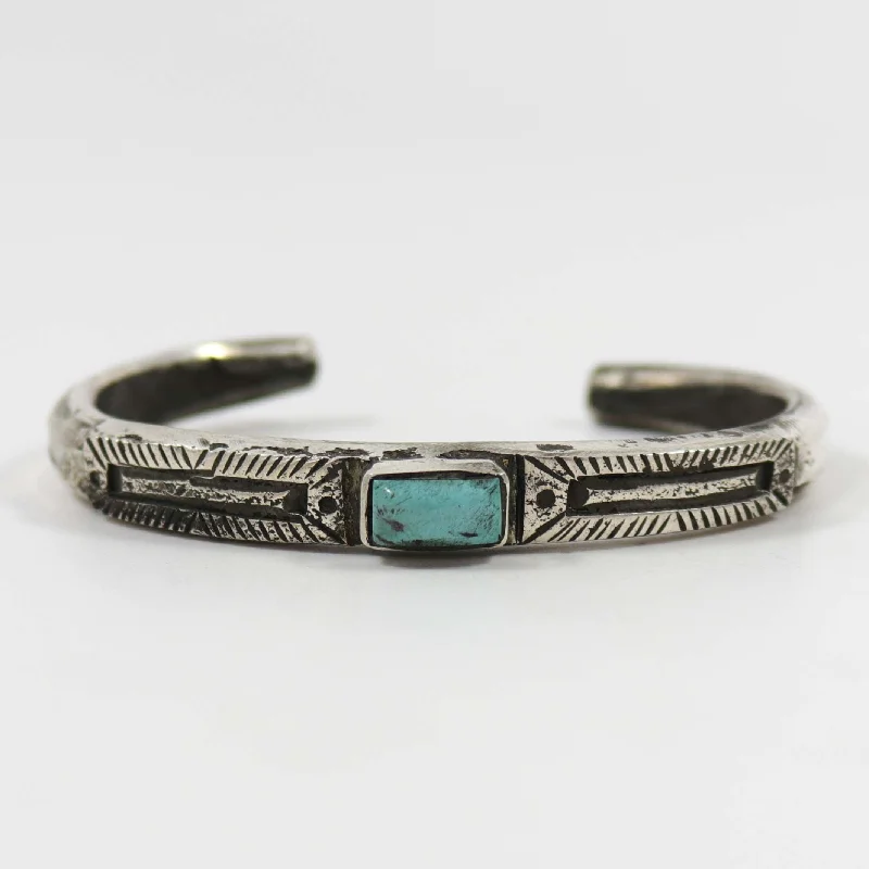 rose gold cubic zirconia earrings Royston Turquoise Cuff