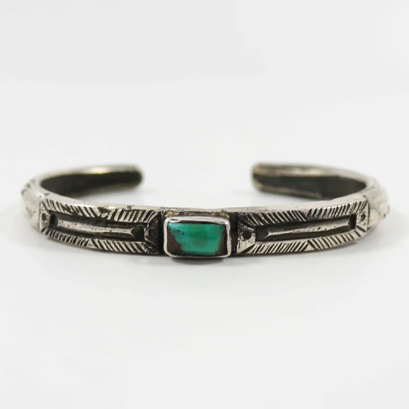 chunky statement cuff bracelet Royston Turquoise Cuff