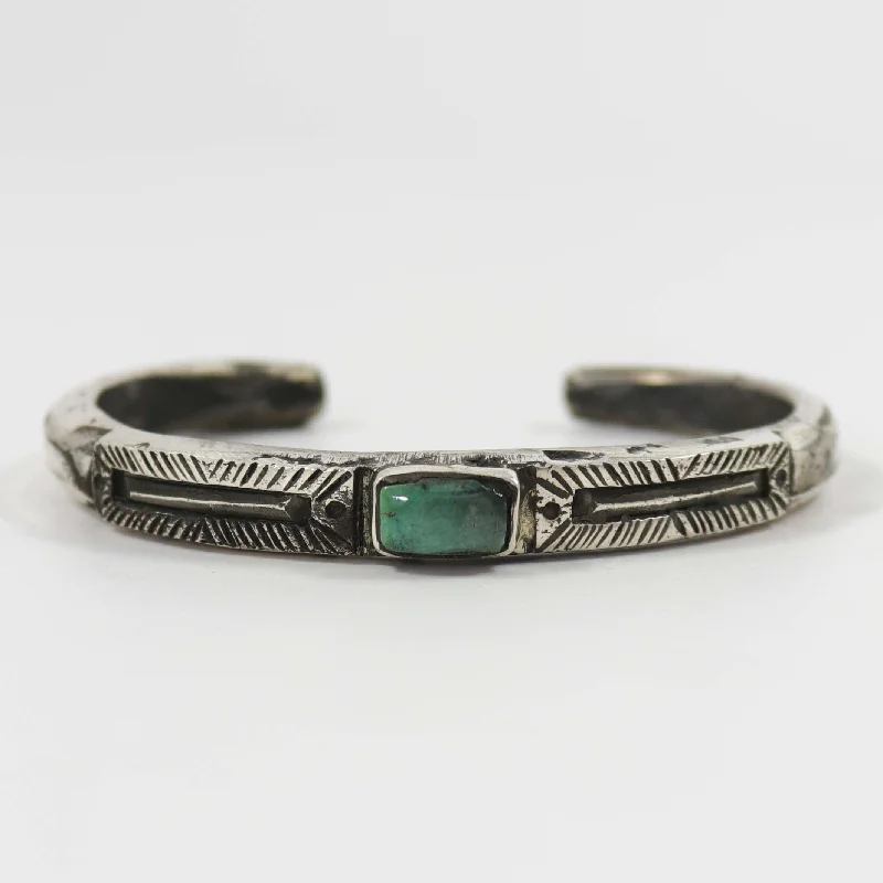 pearl and silver bracelet Royston Turquoise Cuff