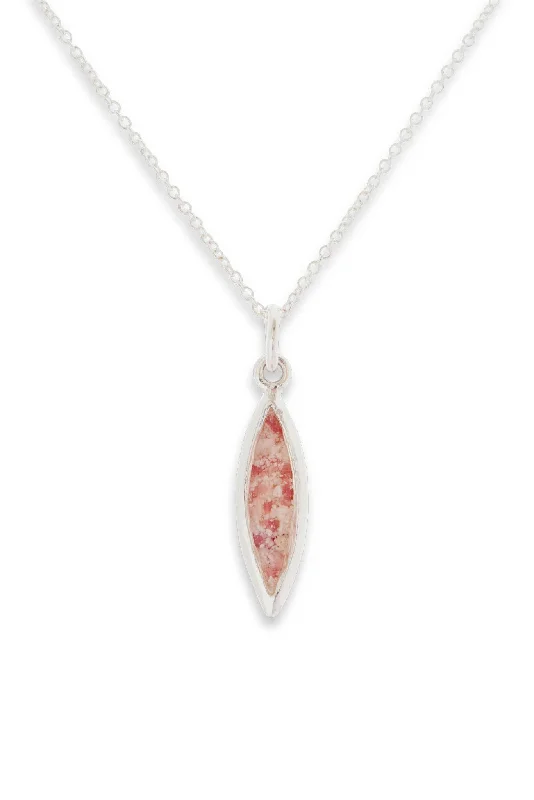 double-layered choker necklace Splash ~ Marquise Pendant
