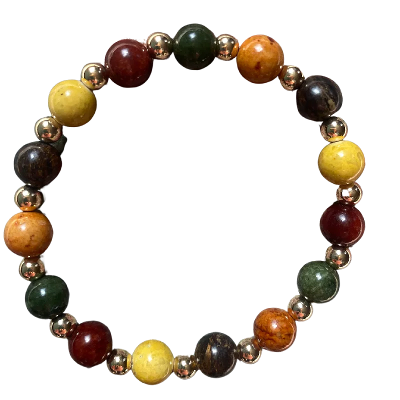 minimalist infinity ring Autumn Leaf Ainsley Bracelet