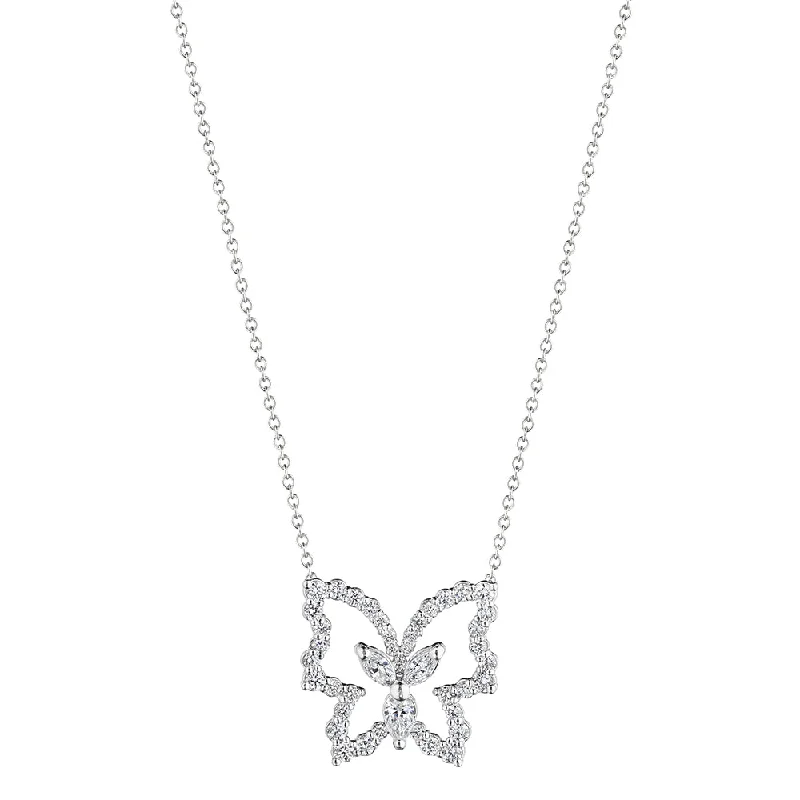 Verragio 18k Diamond Butterfly Pendant