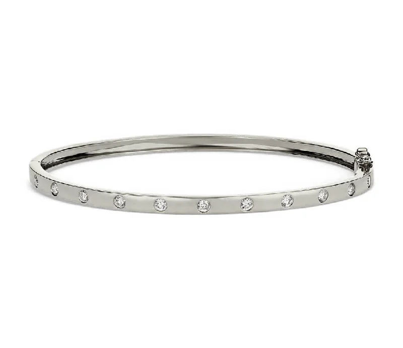 real peridot gemstone ring Whitw Gold Diamond Bangle Bracelet