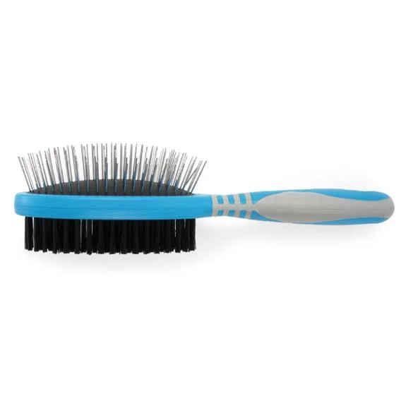 chew-resistant fish tank tubing Ancol Ergo Dog Grooming Double Sided 2 in 1 Brush