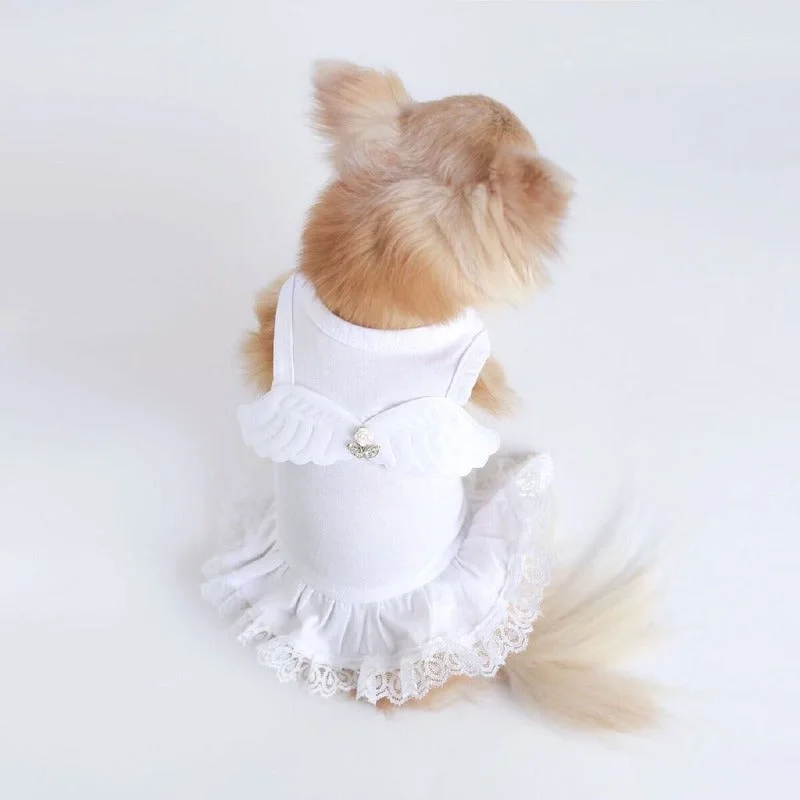 best travel litter box for cats Angel Wings Dog Dress