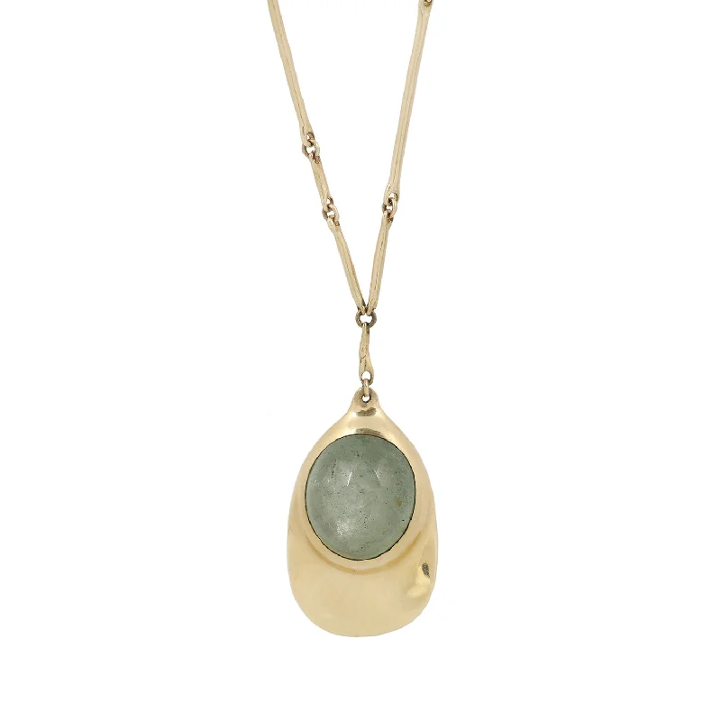 amethyst gemstone engagement ring Aquamarine Cast Line Pendant Necklace