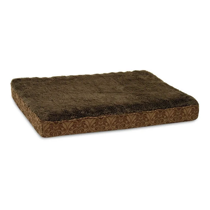 rabbit hutch outdoor waterproof Aspen Pet Ortho Bed With Piping Assorted 18" x 28"