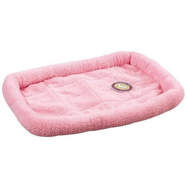 cat tree for large cats sturdy Baby Pink Slumber Pet Sherpa Crate Bed