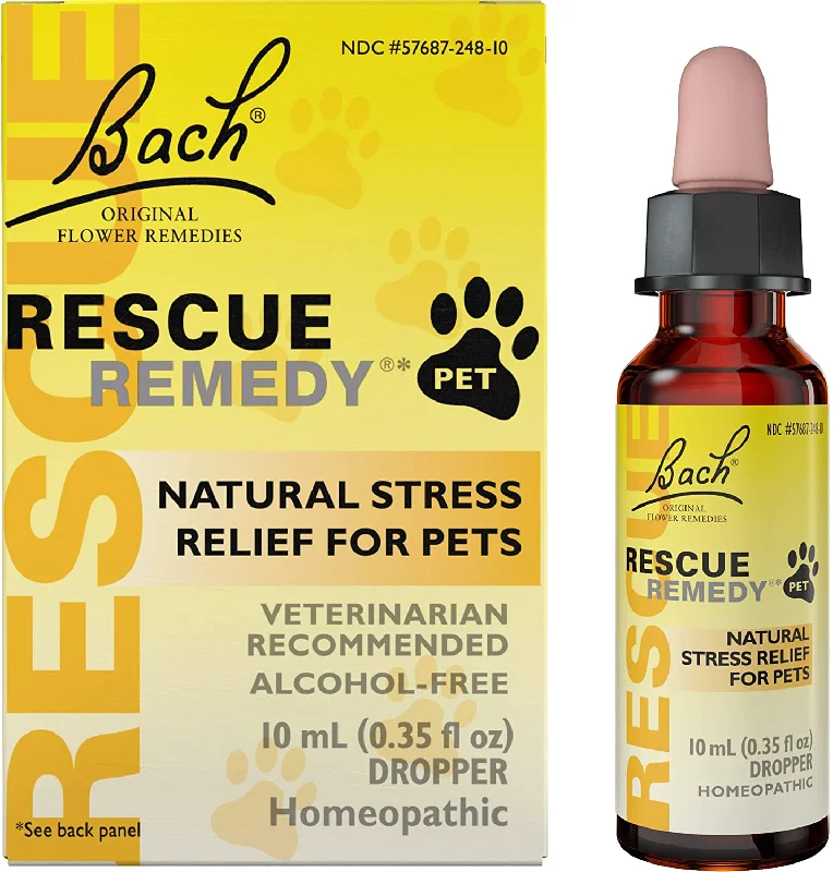 eco-friendly dog poop bags biodegradable Bach Rescue Remedy Pet Natural Anxiety & Stress Relief, 10 mL