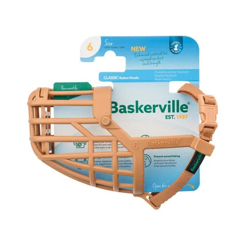 chew-proof water bottle for hamsters Baskerville Classic Basket Muzzle Size 6