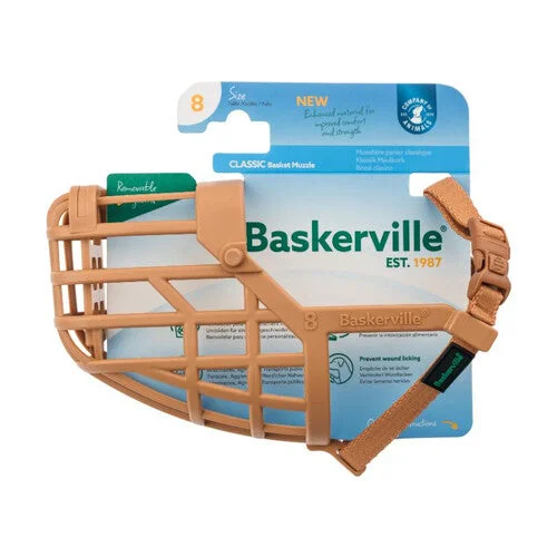 interactive bird toys for enrichment Baskerville Classic Basket Muzzle Size 8