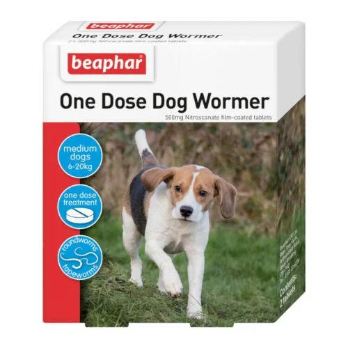 best chew toys for aggressive chewers Beaphar One Dose Dog Wormer (6-20kg)