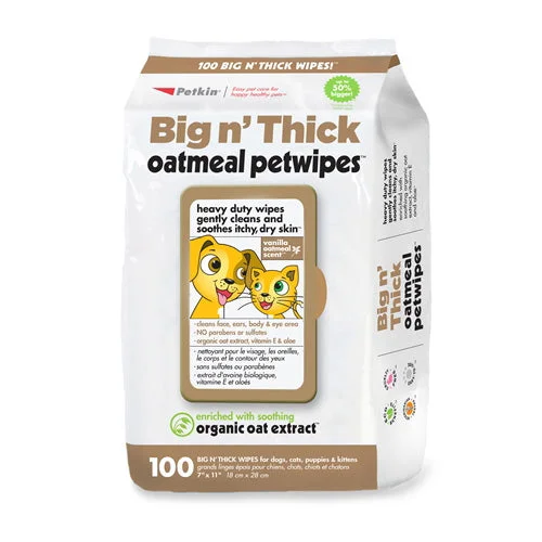 outdoor cat house heated waterproof Big n Thick Oatmeal Pet Wipes(100 wipes)