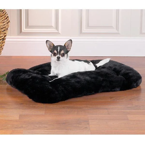 puppy training pads ultra absorbent Black Night Shadow Fluffy Cloud Dog Bed