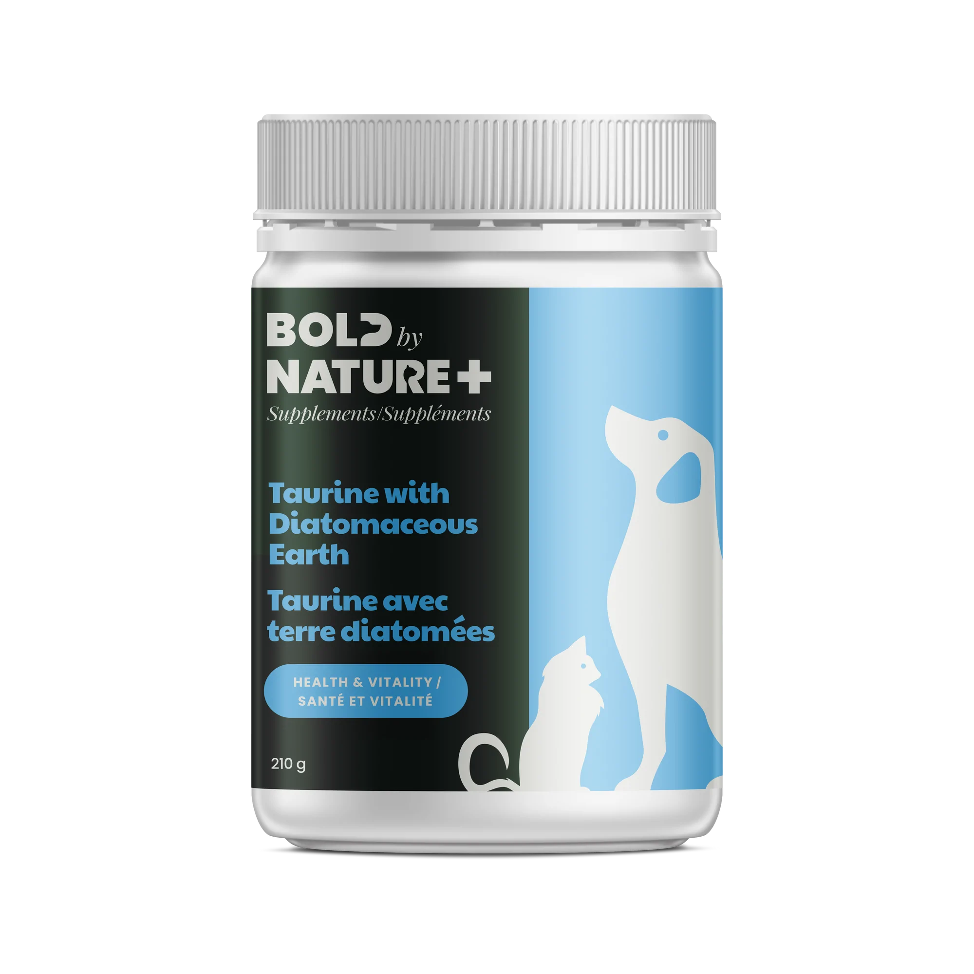 fish tank filter silent Bold by Nature+ Taurine with Diatomaceous Earth 210g