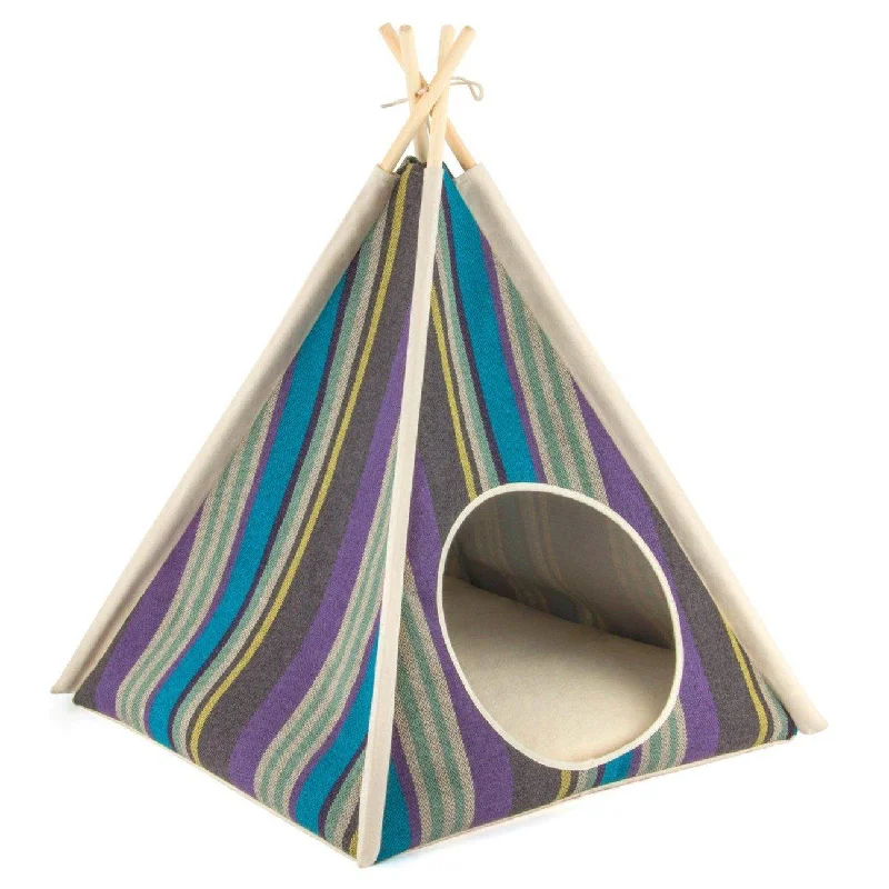 elevated dog food bowls stainless steel P.L.A.Y. - Pet Teepee - Horizon Lake