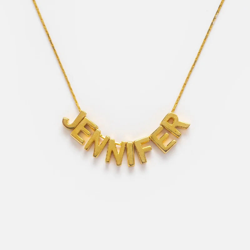 dainty feather charm necklace Customizable Name Necklace