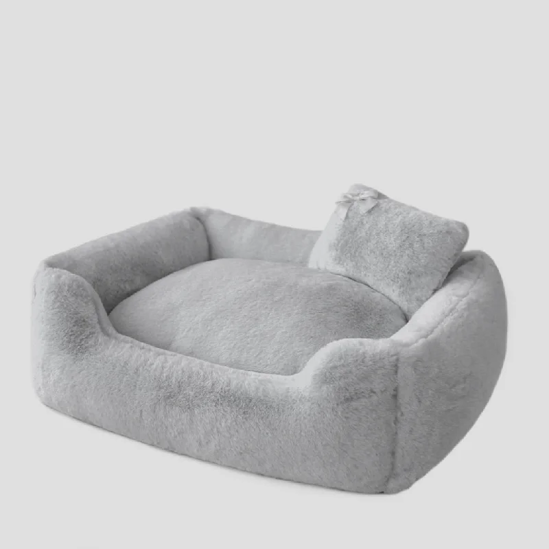 best natural treats for birds Divine Dog Bed: Grey