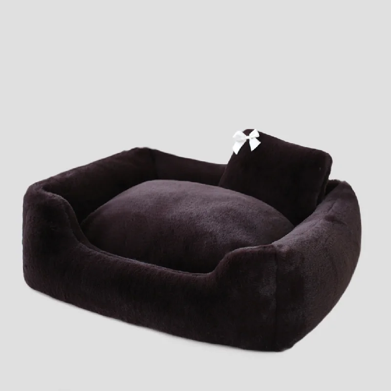 heated dog mat for winter Divine Plus Dog Bed: Espresso