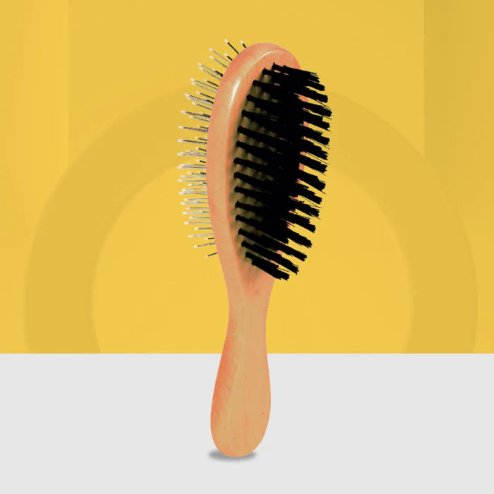 best organic fish food Dog double sided brush - pins + bristles