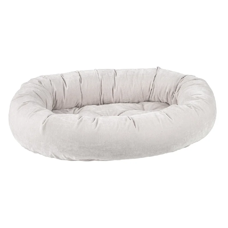 natural rabbit chew sticks applewood Donut Dog Bed: Oyster