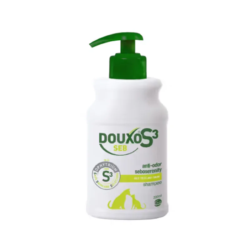 dog car seatbelt adjustable Douxo S3 Sebo-regulating Shampoo - 200ml