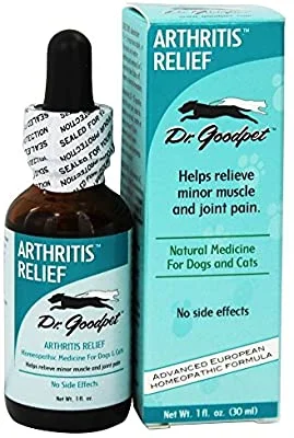 dog flea comb fine-toothed Dr. Goodpet Arthritis Relief (1 oz)