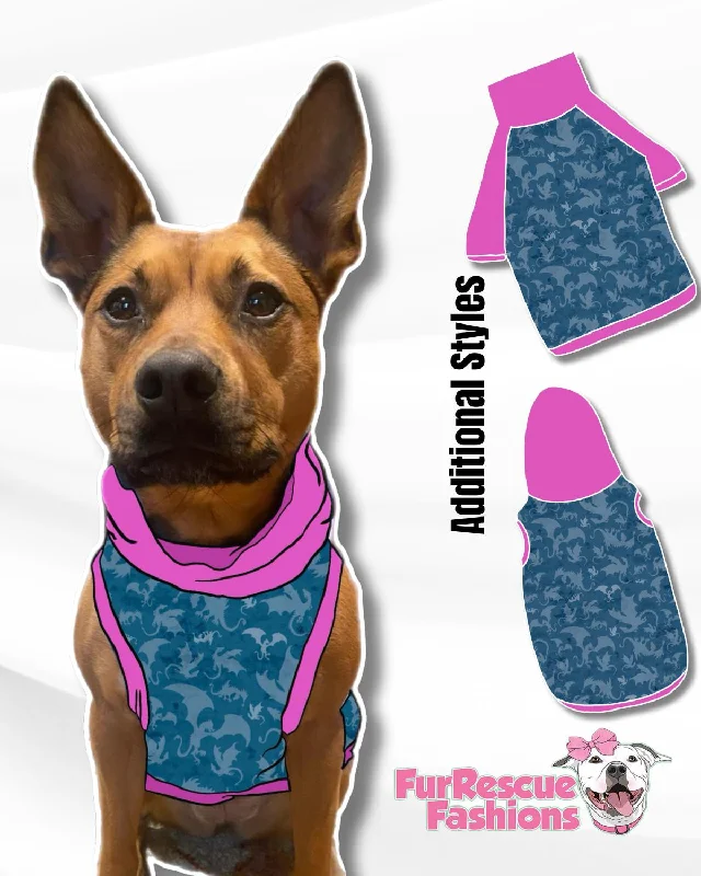hamster bedding natural odor control Dragons - Blue Dog Pajama with Pink Trim, Neck & Sleeves hamster bedding natural odor control Dragons - Blue Dog Pajama with Pink Trim, Neck & Sleeves