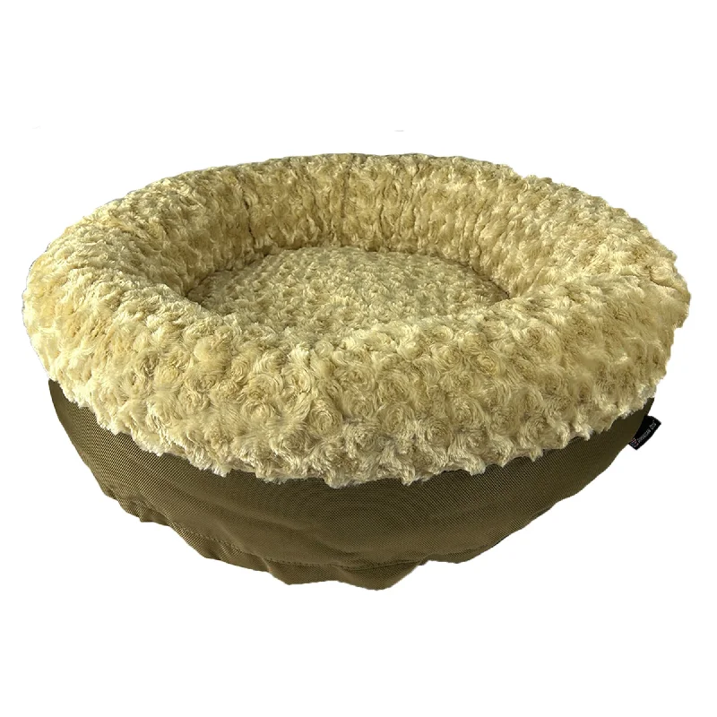 parakeet cage with accessories Dog Bed Round Bolster Furvana™